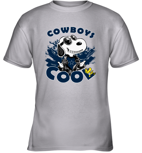 gp12 dallas cowboys snoopy joe cool were awesome shirt youth t shirt 26 front sport grey