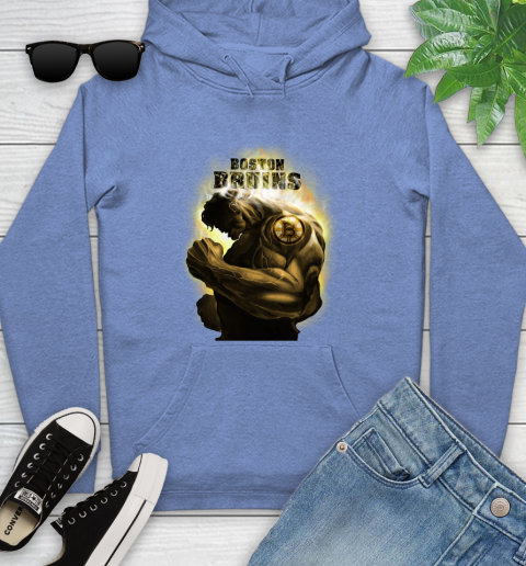 Boston Bruins NHL Hockey Hulk Marvel Avengers Sports Youth Hoodie 14 Boston Bruins NHL Hockey Hulk Marvel Avengers Sports Youth Hoodie - Image 14