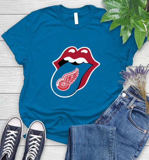 Detroit Red Wings NHL Hockey Lips I Root For My Team Adoring Fan 97