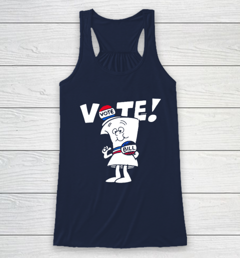 Vote With Bill Racerback Tank 8
