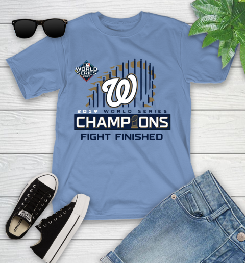 Finish The Fight Washington Nationals World Series Youth T-Shirt 15