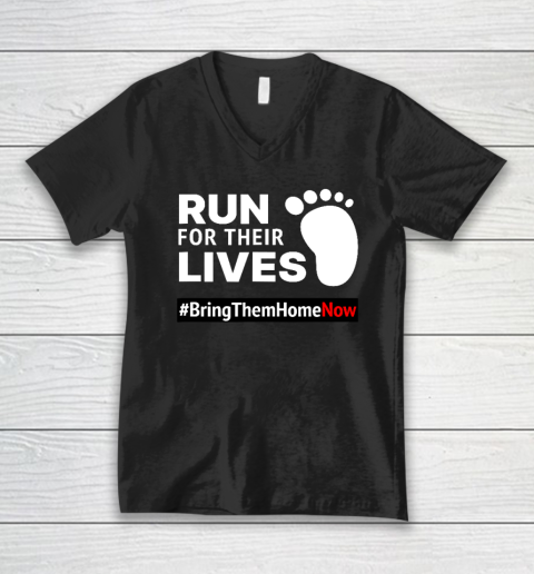 Run for Their Lives V-Neck T-Shirt