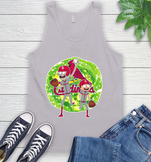 MLB St.Louis Cardinals Rick And Morty Baseball Sports Tank Top 4