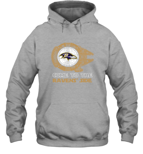 n9gf nfl come to the baltimore ravens wars football sports hoodie 23 front sport grey