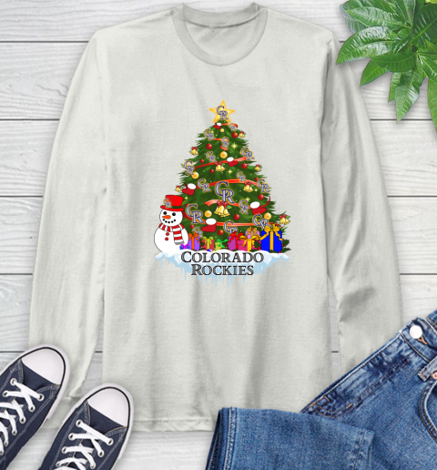 Colorado Rockies Merry Christmas MLB Baseball Sports Long Sleeve T-Shirt 12