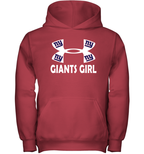 NFL New York Giants Girl Under Armour Football Sports qRXUCjXWG8n youth hoodie 43 95 151514 front red