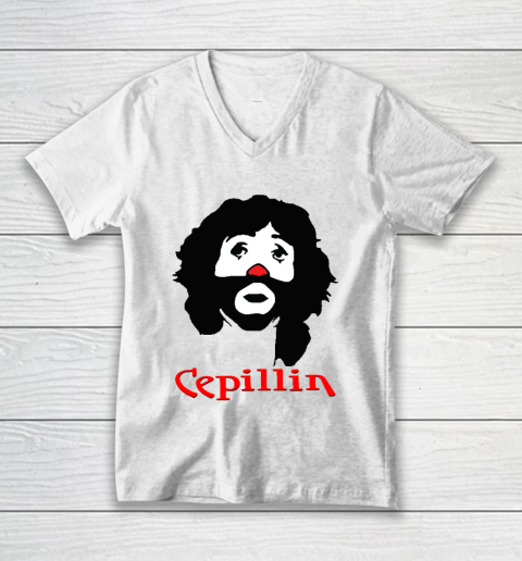 Cepillin Clown V-Neck T-Shirt