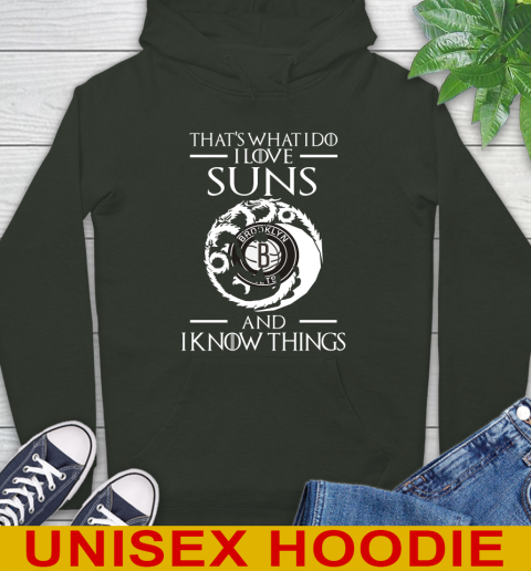 Brooklyn Nets NBA Basketball That's What I Do I Love My Team And I Know Things Game Of Thrones 24