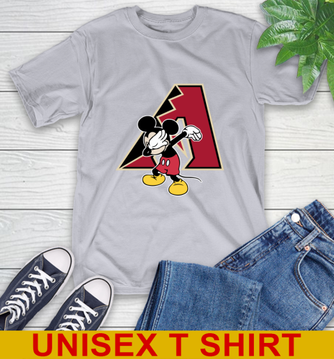 Arizona Diamondbacks MLB Baseball Dabbing Mickey Disney Sports T-Shirt 6
