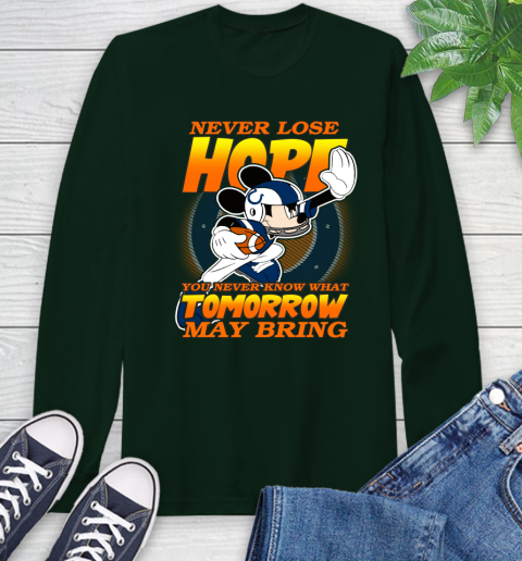 Indianapolis Colts NFL Football Mickey Disney Never Lose Hope Long Sleeve T-Shirt 7
