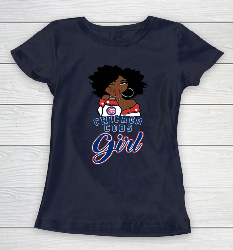 Chicago Cubs Girl MLB Women's T-Shirt 4