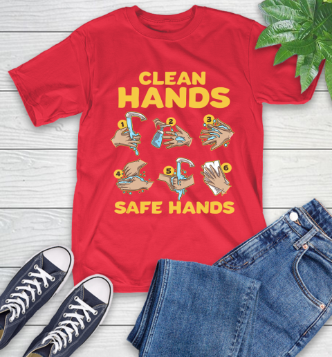 Nurse Shirt Washing Clean Hands Safe Hand Hygiene Wash Save T Shirt T-Shirt 12