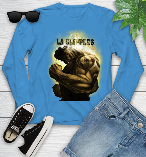 LA Clippers NBA Basketball Hulk Marvel Avengers Sports Youth Long Sleeve 8
