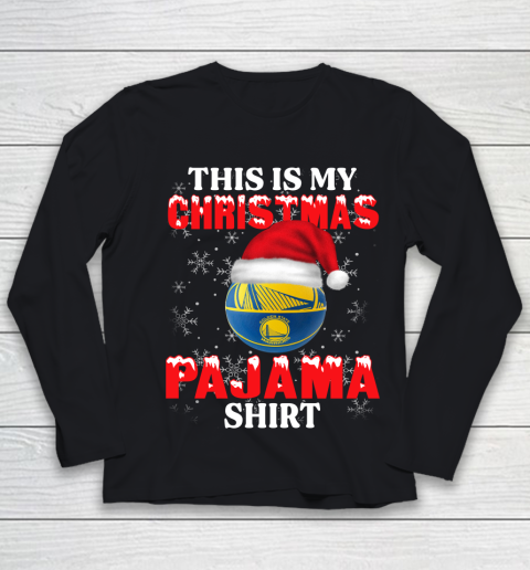 Golden State Warriors This Is My Christmas Pajama Shirt NBA Youth Long Sleeve