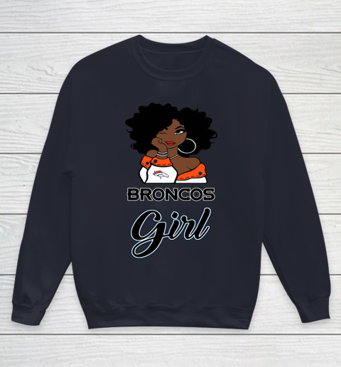 Denver Broncos Girl NFL Youth Sweatshirt 3