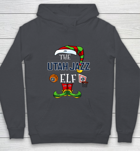 Utah Jazz Christmas ELF Funny NBA Youth Hoodie 5