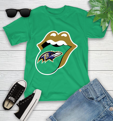 Baltimore Ravens NFL Football Lips I Root For My Team Adoring Fan 108