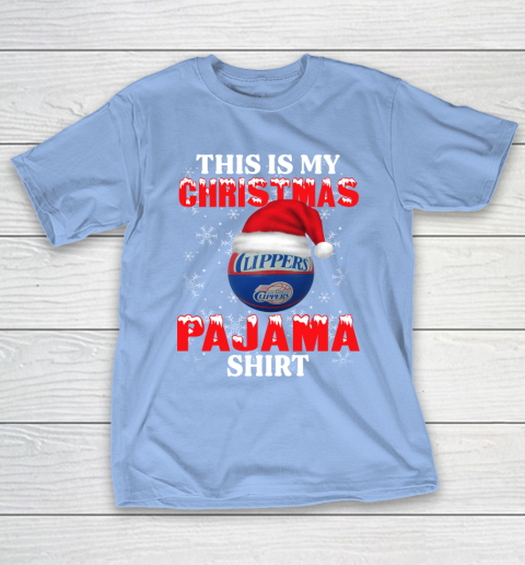 LA Clippers This Is My Christmas Pajama Shirt NBA T-Shirt 10