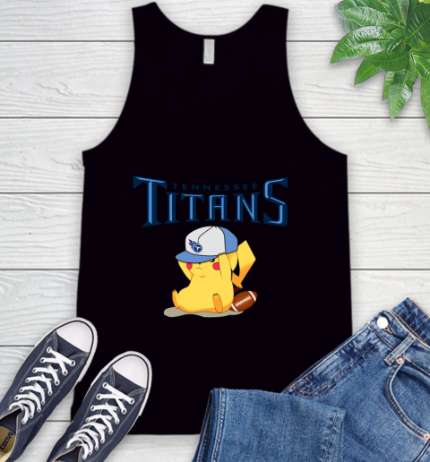 NFL Pikachu Football Tennessee Titans Tank Top 2