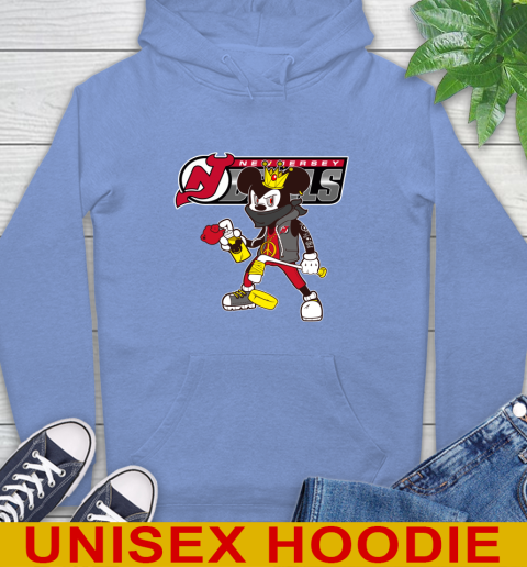 New Jersey Devils NHL Hockey Mickey Peace Sign Sports Hoodie 11
