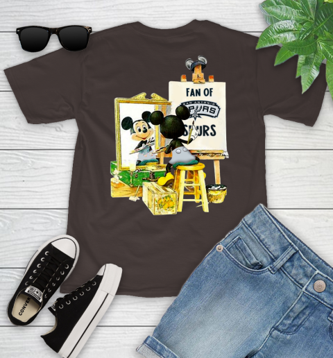NBA Basketball San Antonio Spurs Mickey Drawing Shirt 99