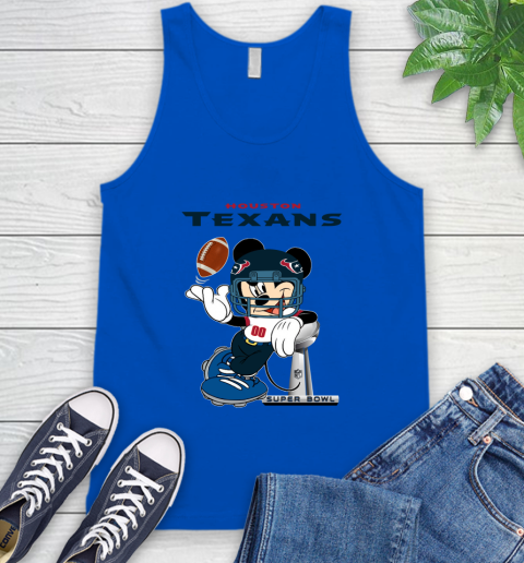 NFL Houston Texans Mickey Mouse Disney Super Bowl Football T Shirt Tank Top 5