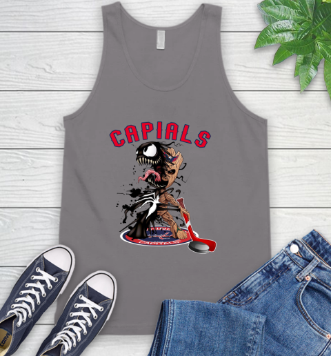 NHL Washington Capitals Hockey Venom Groot Guardians Of The Galaxy Tank Top 7
