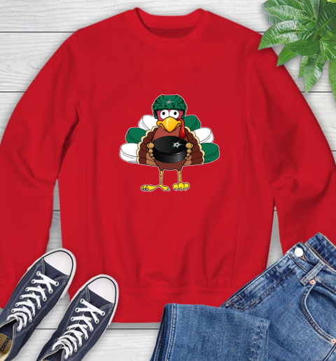 Dallas Stars Turkey Thanksgiving Day Sweatshirt 10