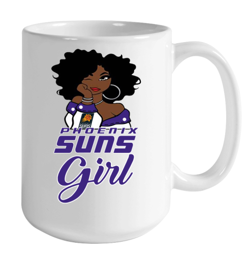 Phoenix Suns Girl NBA Color Changing Mug 15oz 2