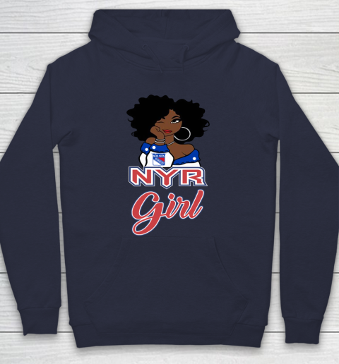 New York Rangers Girl NHL Hoodie 4