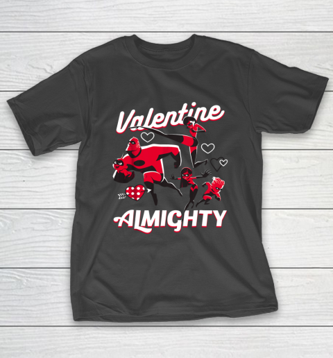Disney Pixar Incredibles Family Valentine Almighty T-Shirt