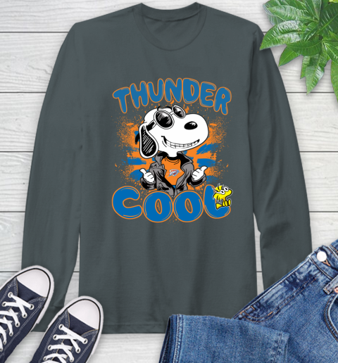 NBA Basketball Oklahoma City Thunder Cool Snoopy Shirt Long Sleeve T-Shirt 7