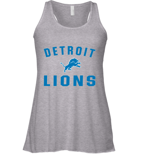 Detroit Lions NFL Line by Fanatics Branded Blue Vintage Victory Racerback Tank