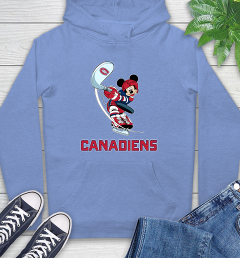 NHL Hockey Montreal Canadiens Cheerful Mickey Mouse Shirt Hoodie 12