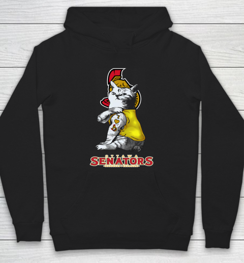 NHL My Cat Loves Ottawa Senators Hockey Hoodie
