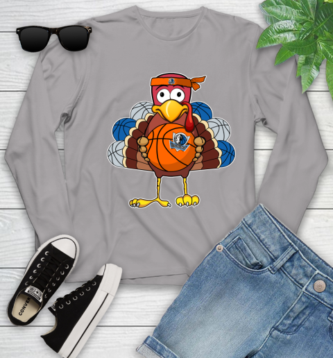 Dallas Mavericks Turkey thanksgiving day Youth Long Sleeve 5