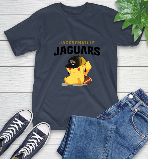 NFL Pikachu Football Sports Jacksonville Jaguars T-Shirt 4