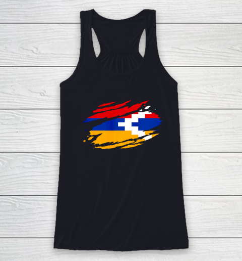Artsakh Flag Proud Artsakh Support Artsakh Strong Armenia Racerback Tank 7