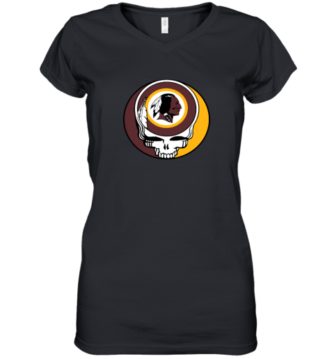 Washington Redskins x Grateful Dead Women's V-Neck T-Shirt