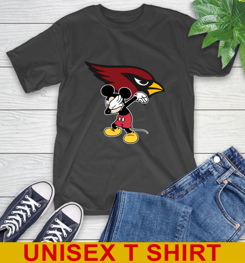 Arizona Cardinals NFL Football Dabbing Mickey Disney Sports T-Shirt 2