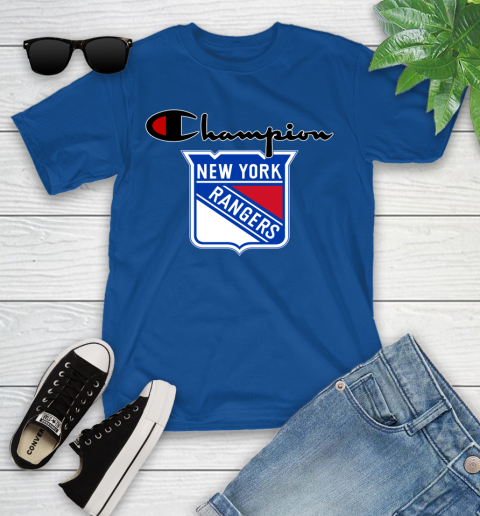 NHL Hockey New York Rangers Champion Shirt Youth T-Shirt 6