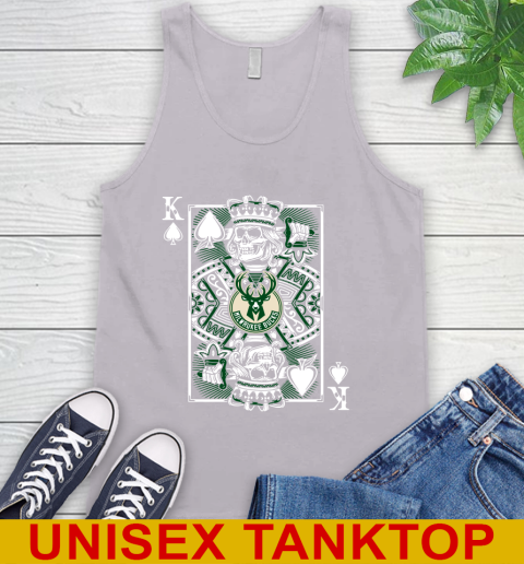 Milwaukee Bucks NBA Basketball The King Of Spades Death Cards Shirt Tank Top 3