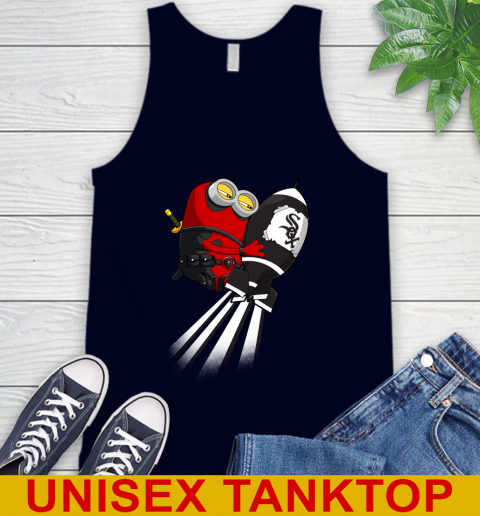 MLB Baseball Chicago White Sox Deadpool Minion Marvel Shirt Tank Top 2