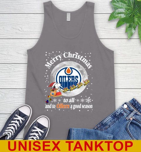 Edmonton Oilers Merry Christmas To All And To Oilers A Good Season NHL Hockey Sports Tank Top 6