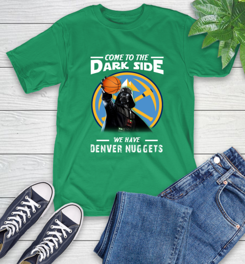 NBA Come To The Dark Side We Have Denver Nuggets Star Wars Darth Vader Basketball T-Shirt 7