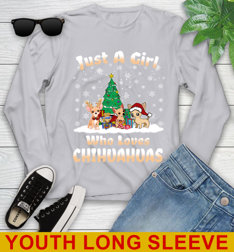 Christmas Just a girl who love chihuahuas dog pet lover 121