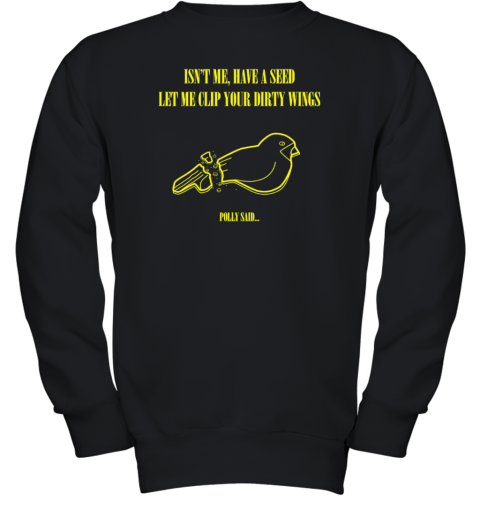Nirvana Lyrics Isnt Me Have A Seed Let Me Clip Your Dirty Wings Youth Sweatshirt
