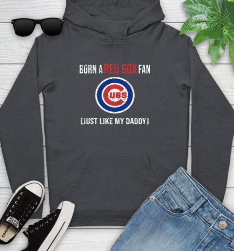 MLB Baseball Chicago Cubs Loyal Fan Just Like My Daddy Shirt Youth Hoodie 8