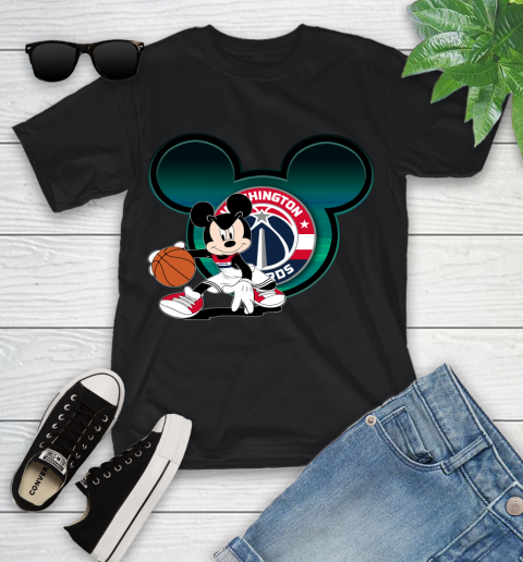 NBA Washington Wizards Mickey Mouse Disney Basketball Youth T-Shirt 2