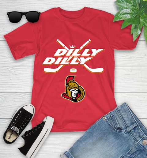 NHL Ottawa Senators Dilly Dilly Hockey Sports Youth T-Shirt 10